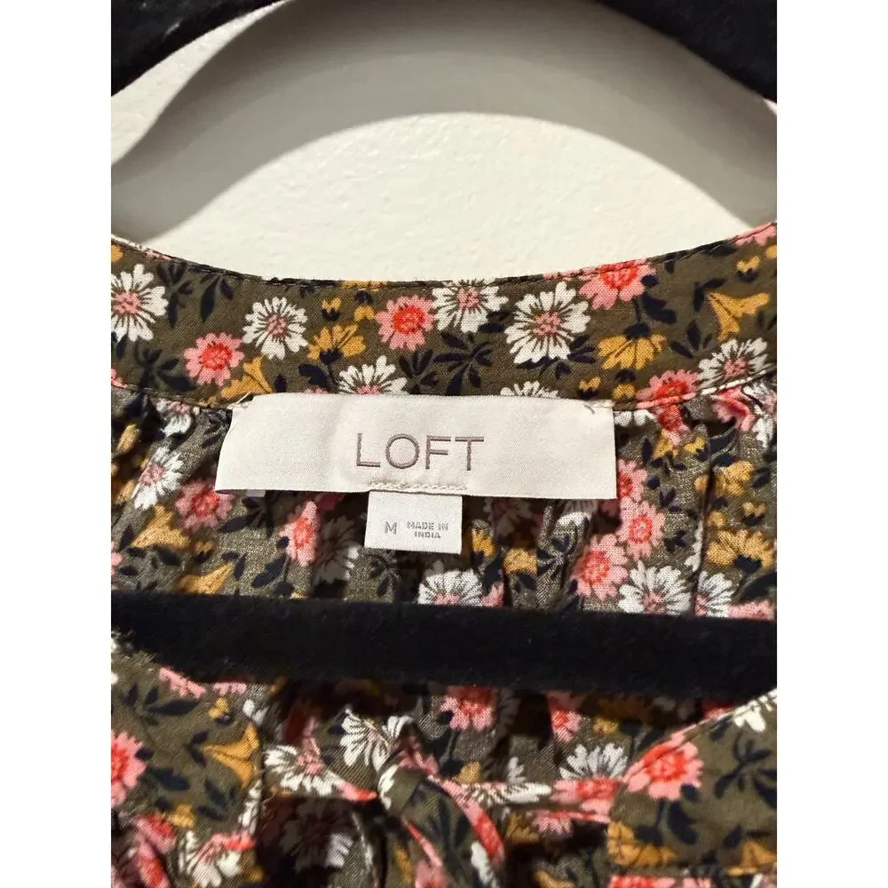 LOFT Floral Blouse